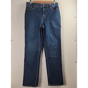 Gloria Vanderbilt Jeans Women's 10 Amanda Blue Denim Straight Leg
